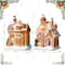 Glitzhome® Light-Up Christmas Gingerbread House Table Décor Set